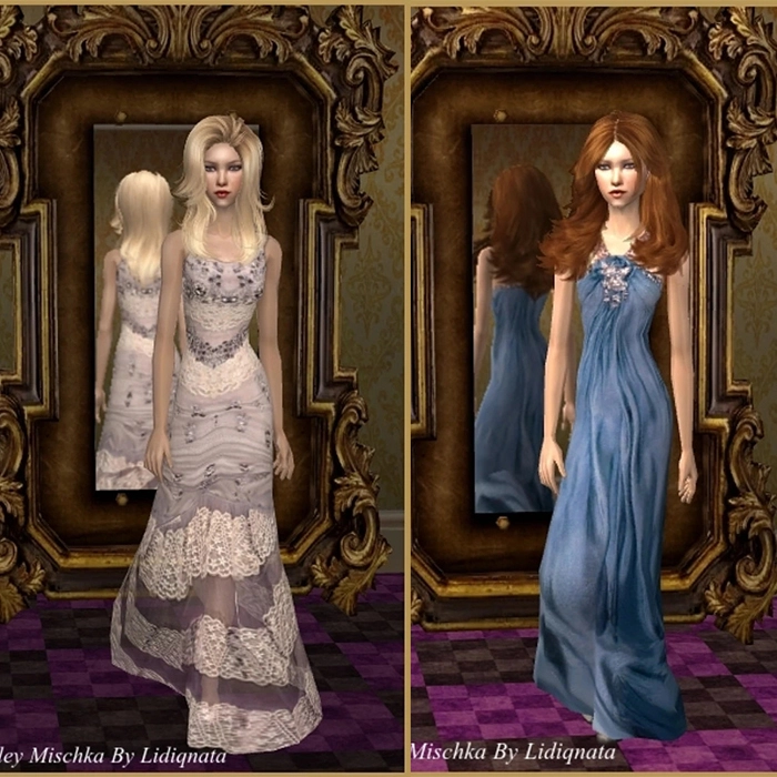 tf olsen dresses by lidiqnata for sims 2